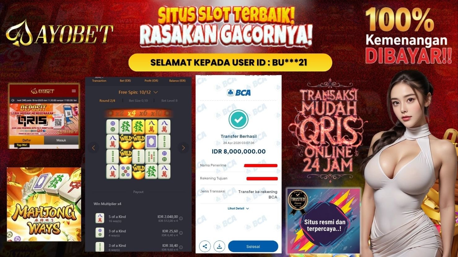 AYOBET JACKPOT SLOT MAHJONG WAYS